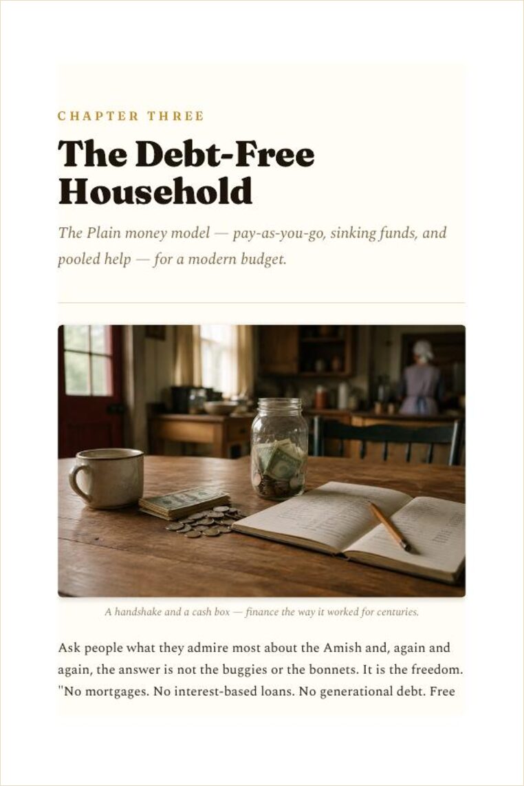 Chapter Three: The Debt-Free Household