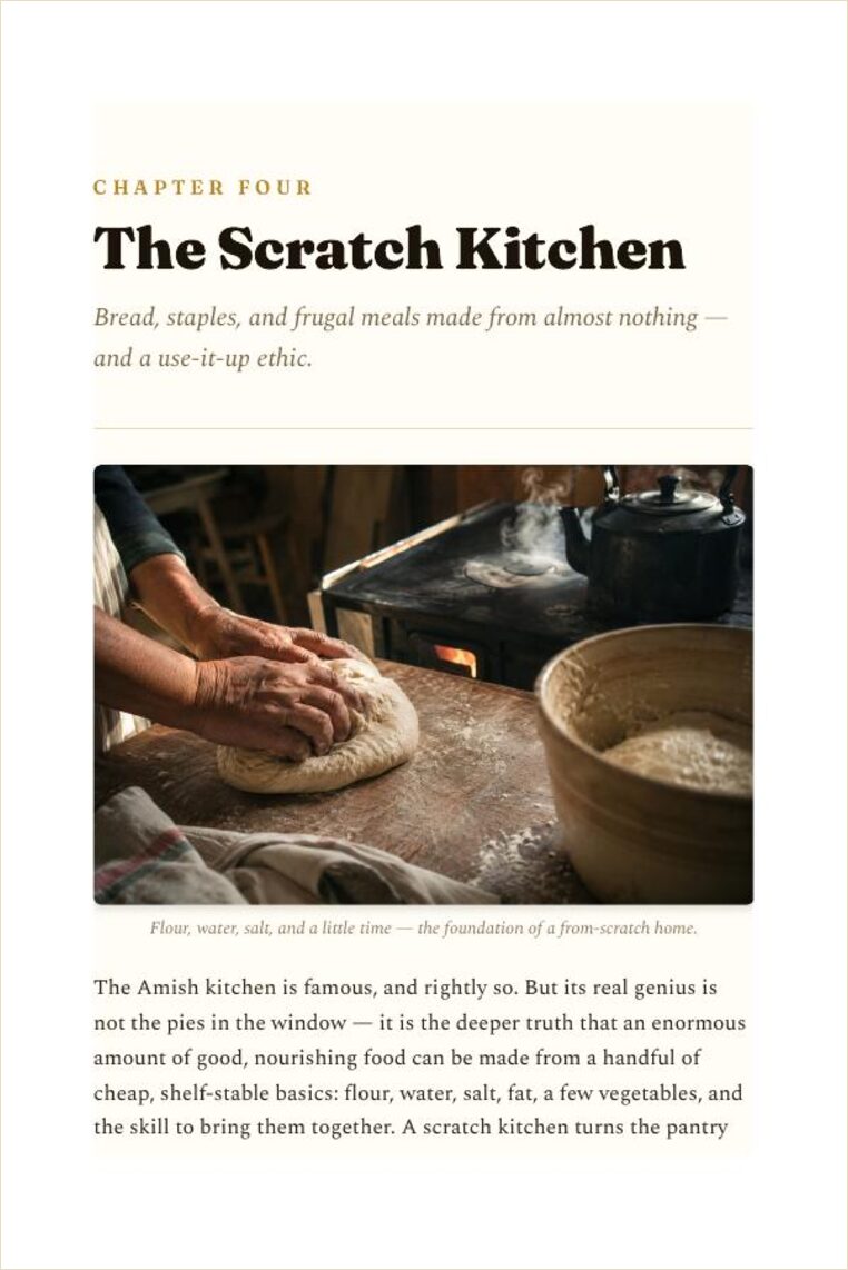 Chapter Four: The Scratch Kitchen